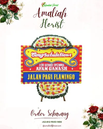 Bunga Papan Congratulation di Lawanggintung